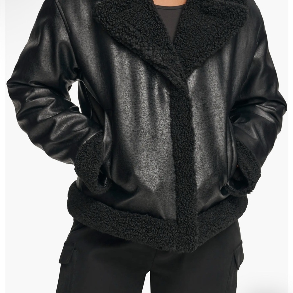 Levi Black Shearling Jacket